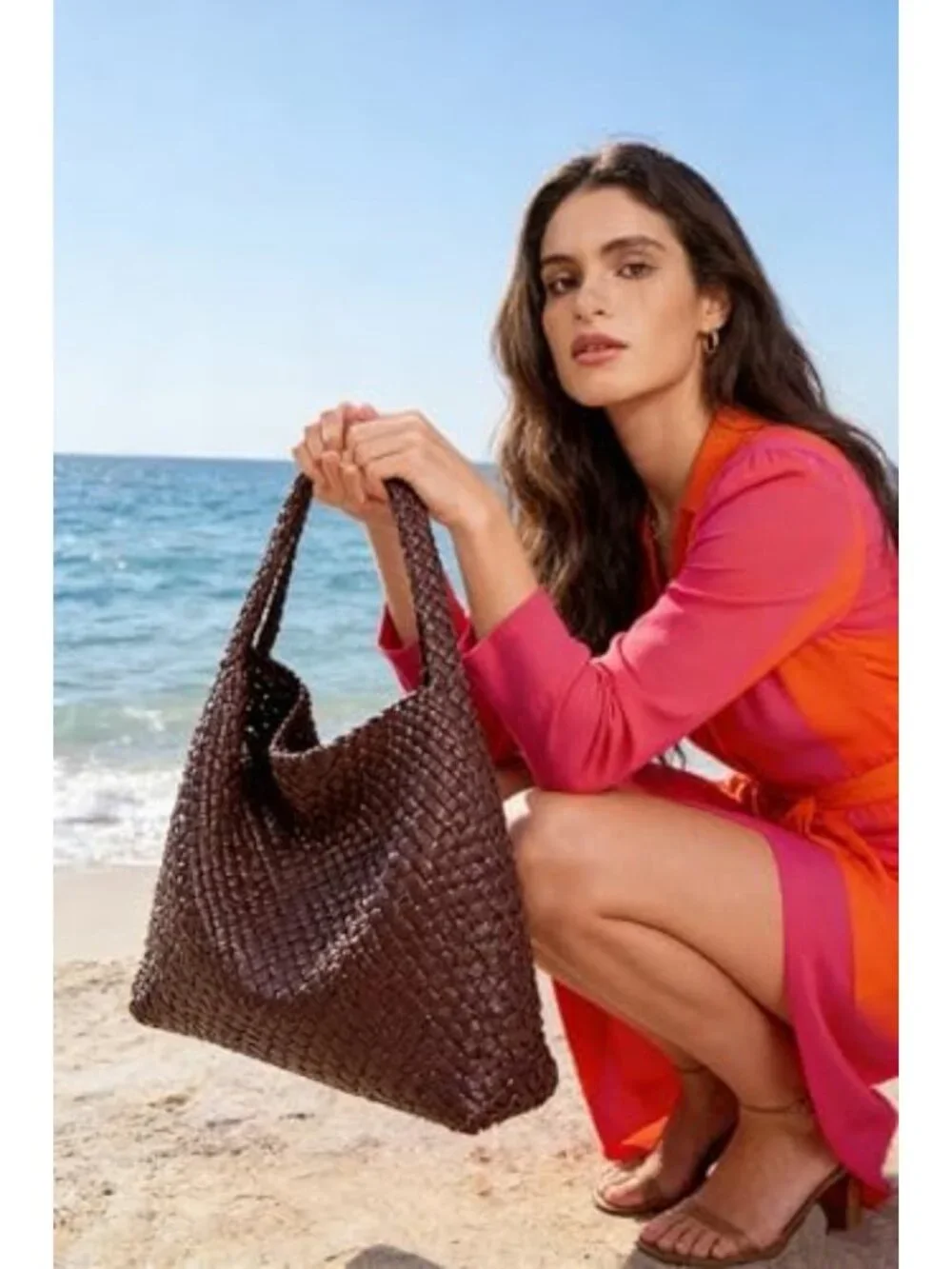 Stylish Woven Tote Bag with Purse | Large Handmade Shoulder Hobo Commuter Bag